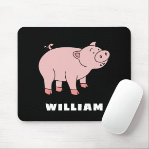 Mousepad Nome Personalizado Personalizado Do Porco Cujo Nom