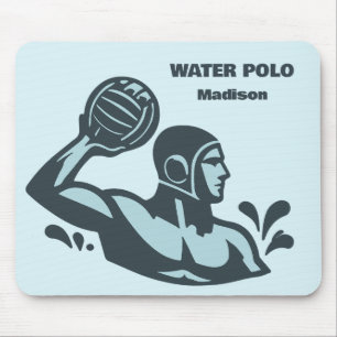 Mousepad Nome Personalizado Pólo Aquático