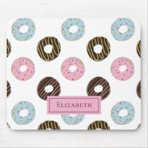 Nome Personalizado Rosquinha Cute Texto do Dente D