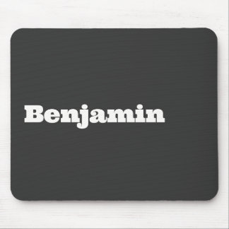 Mousepad Nome Retro Bold Preto