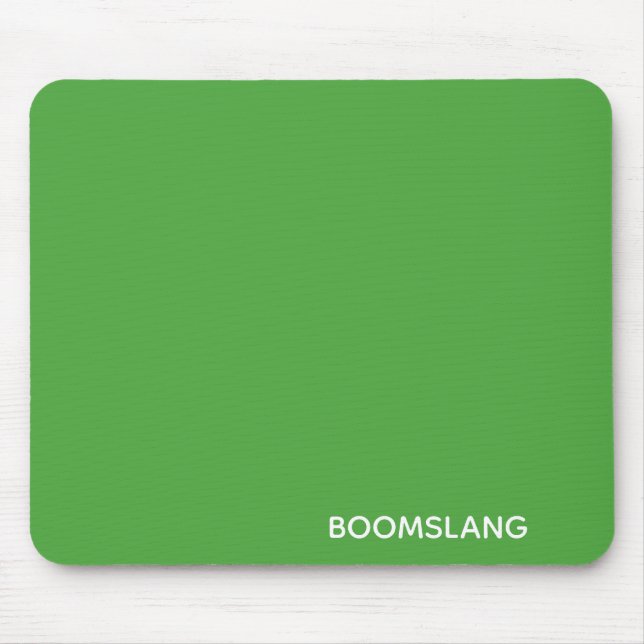 Mousepad Nome verde do Boomslang (Frente)