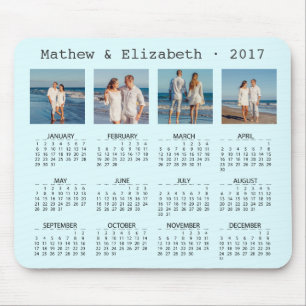 Mousepad Nomes de Casais e Fotos Calendário de Fotos de 2