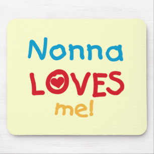 Mousepad Nonna ama-me t-shirt e presentes