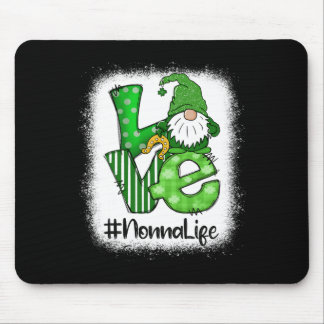 Mousepad Nonna Love St Patricks Day Bleached Gnome Lucky 