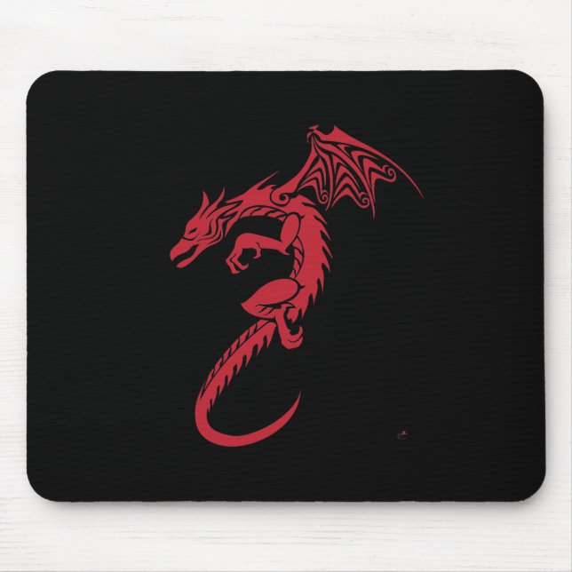 Mousepad Norbert o dragão vermelho (Frente)