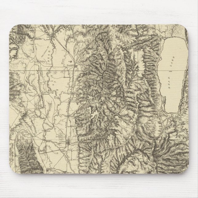 Mousepad Nordeste de Utah e Sudeste de Idaho (Frente)