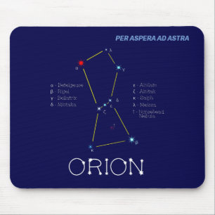 Mousepad Norte Hemisfério Constelação Orion