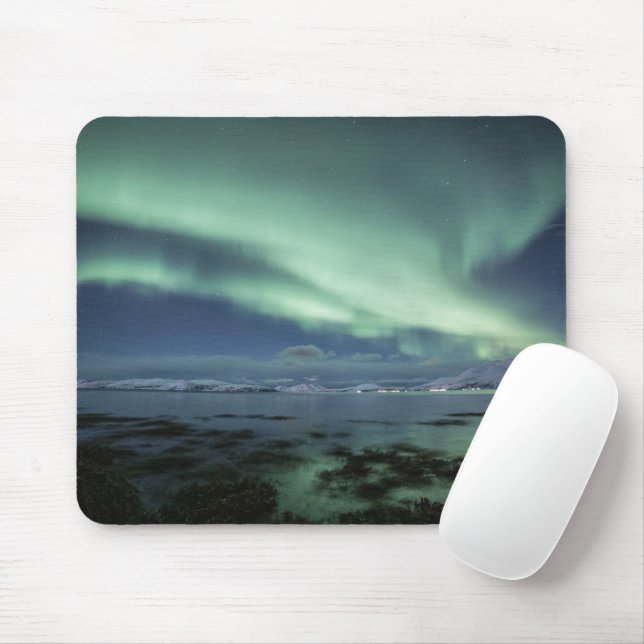Mousepad Norte Lights Noruega (Com mouse)
