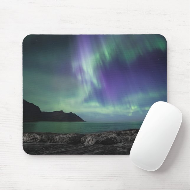 Mousepad Norte Lights Noruega (Com mouse)