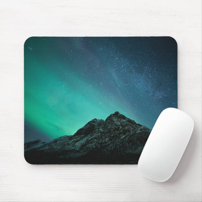 Mousepad Norte Lights Noruega (Com mouse)