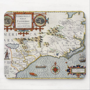 Mousepad North Carolina, intitulado 'artigo de Virginiae e