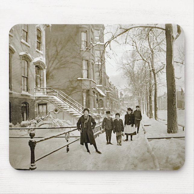 MOUSEPAD NORTH LINCOLN PARK CHICAGO W. DO MENOMINEE 1890 (Frente)