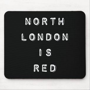 Mousepad North London é Vermelho - Arsenal Coyg Slogan de F