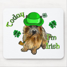 Mousepad Norwich Terrier St Patricks