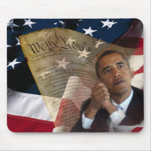 Mousepad Nós as pessoas… de Barack Obama & a constituiç