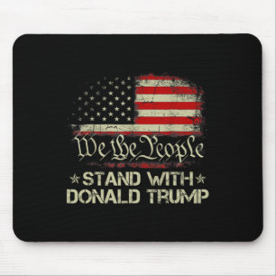 Mousepad Nós As Pessoas Estamos Com Donald Trump 2024 Ameri