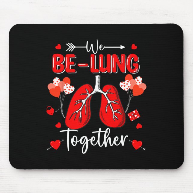 Mousepad Nós Be-lung Juntos Terapeuta Respiratório Valentin (Frente)