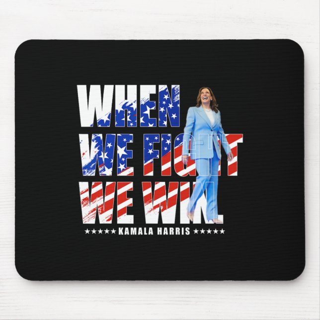 Mousepad Nós Combatemos Harris 2024 Kamala Harris Para O Pr (Frente)