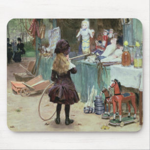 Mousepad Nos jardins de Champs-Elysees, c.1897 (gouache