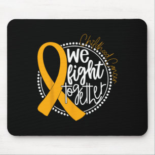Mousepad Nós lutamos juntos a consciência do Cancer da infâ