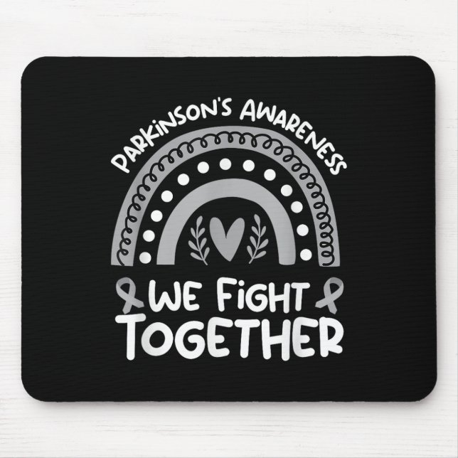 Mousepad Nós lutamos juntos, Parkinsons, conscientizando -  (Frente)
