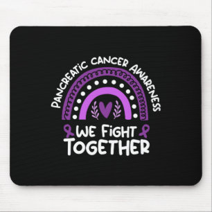 Mousepad Nós lutamos juntos pela consciência do Câncer de p