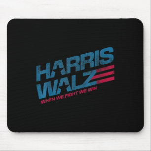 Mousepad Nós lutamos para ganhar Kamala Harris Lady Boho