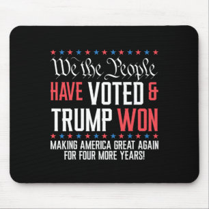 Mousepad Nós, Pessoas, Votámos E Trump Ganhou Mega Por 4