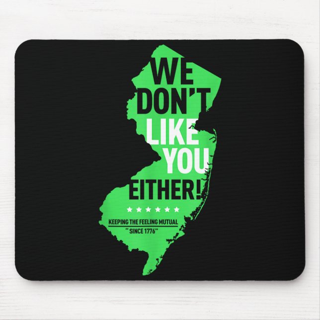 Mousepad Nós Também Não Gostamos de Você Rivalidade Nova Je (Frente)