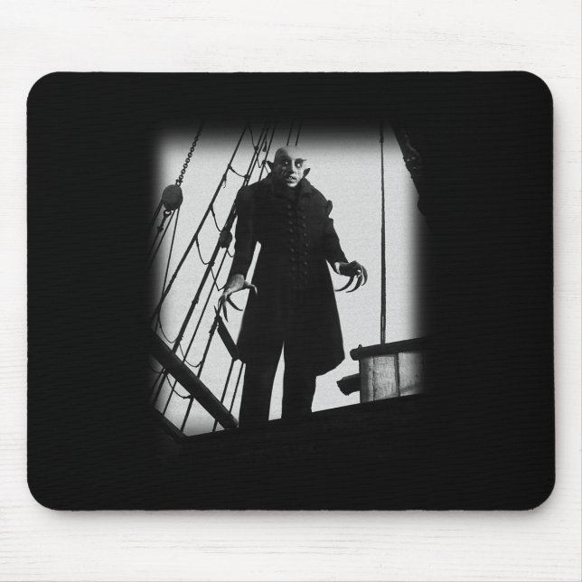 Mousepad Nosferatu Vampire Horror Dracula Vlad Tepes Poster (Frente)