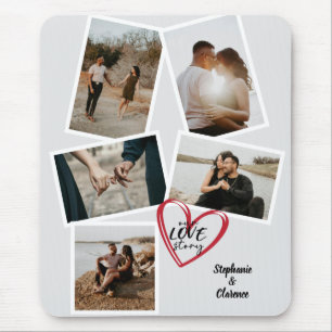 Mousepad Nossa história de amor Foto de Namorados personali