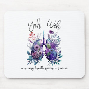 Mousepad Nossa Própria Respiração Fala Seu Nome Yhwh Christ