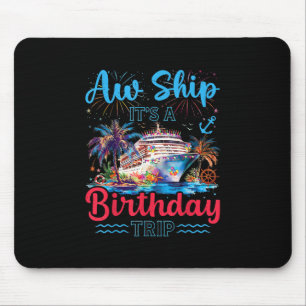 Mousepad Nossa Que Viagem de Aniversário Cruzeiro de Férias