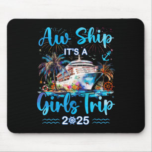 Mousepad Nossa Que Viagem de Meninas 2025 Cruzeiro Praia Ve