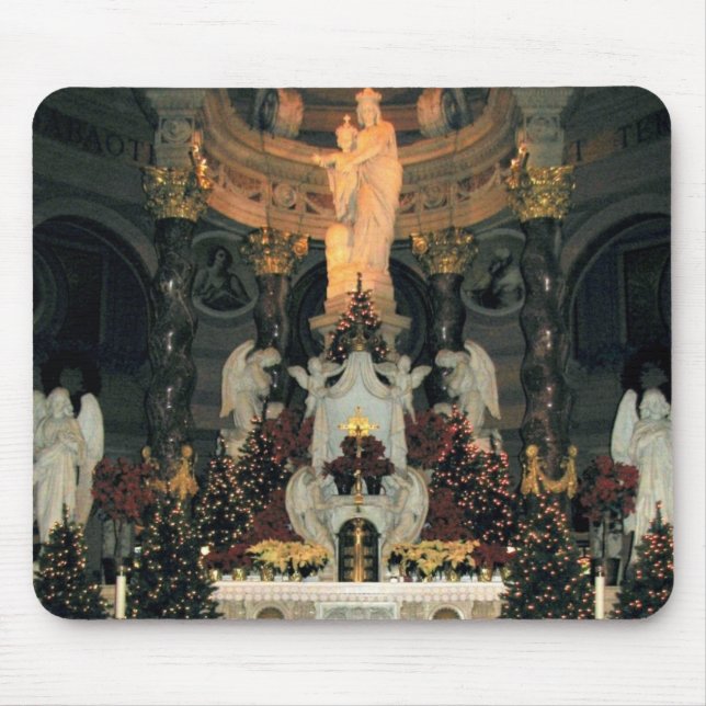 Mousepad Nossa senhora do altar principal da basílica da (Frente)