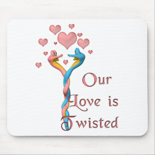 Mousepad Nosso amor é distorcido