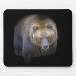 Mousepad Nosso Brun Grizzly Animal Vie Sauvage Forêt Selgle