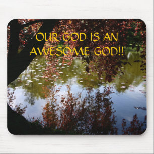 Mousepad NOSSO DEUS É UM DEUS IMPRESSIONANTE!! … Mousepa
