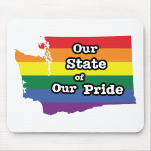 Mousepad Nosso Estado de Orgulho Washington