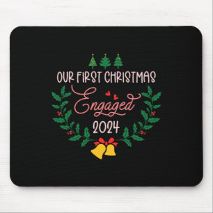 Mousepad Nosso primeiro Casal de Noivado de Natal Engaged 2