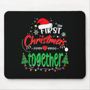 Mousepad Nosso Primeiro Natal Juntos 2021 1º Natal 