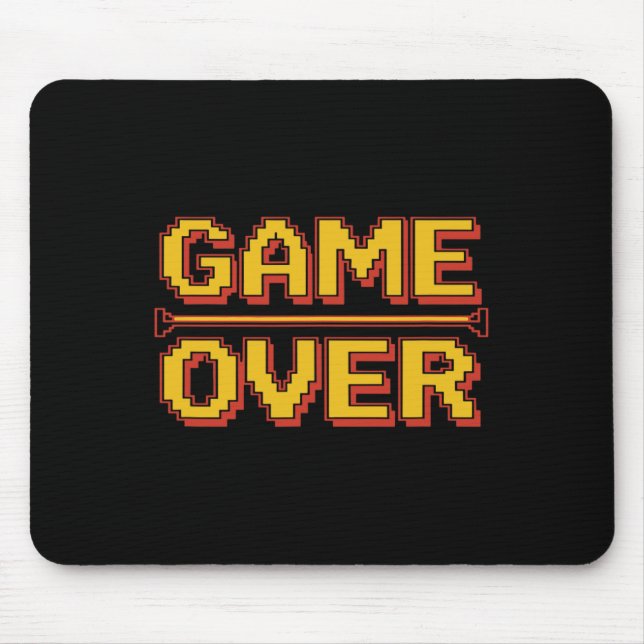 Mousepad Nostalgia engraçada dos anos 80 Arcade Gamer Vídeo (Frente)