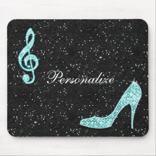 Mousepad Nota da música da cerceta & salto de estilete