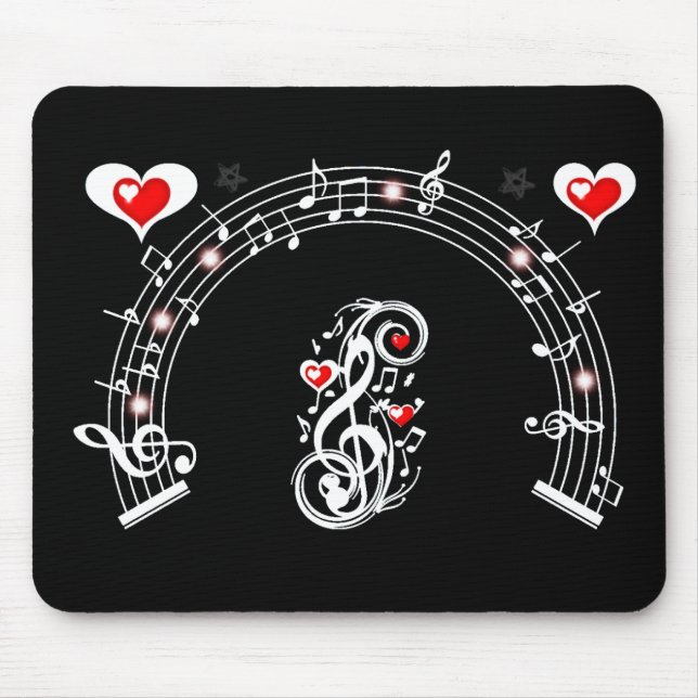 Mousepad Nota de Amor_ (Frente)