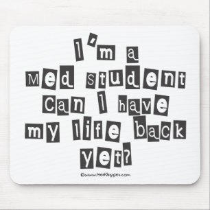 Mousepad Nota de resgate do estudante do MED