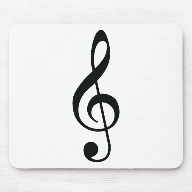 Mousepad Nota sobre música (Frente)