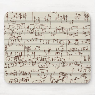 Mousepad Notas da música
