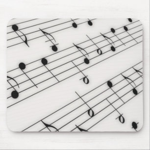 Mousepad Notas da música