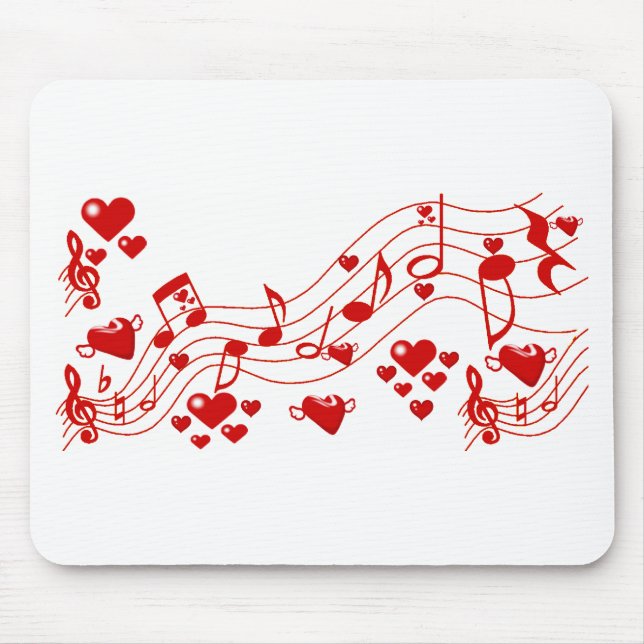 Mousepad Notas de Amor_ (Frente)