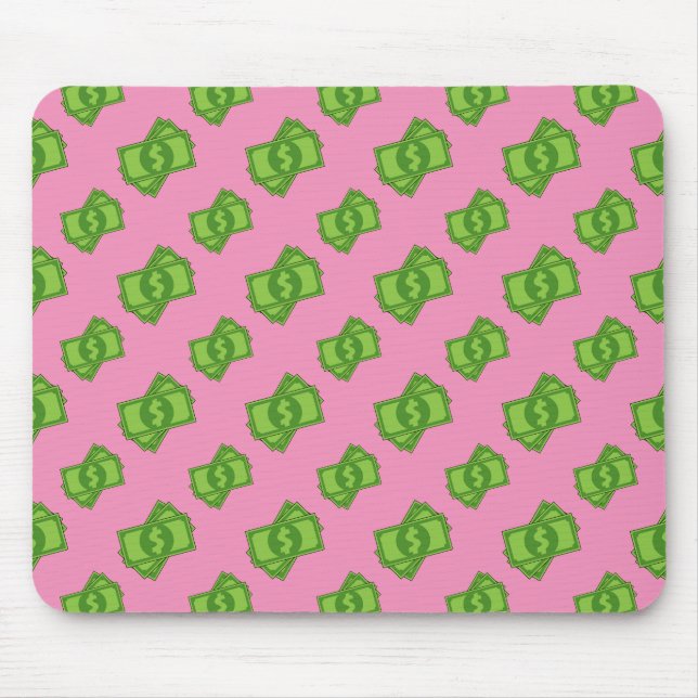 Mousepad Notas de Dinheiro do Cartoon (Frente)